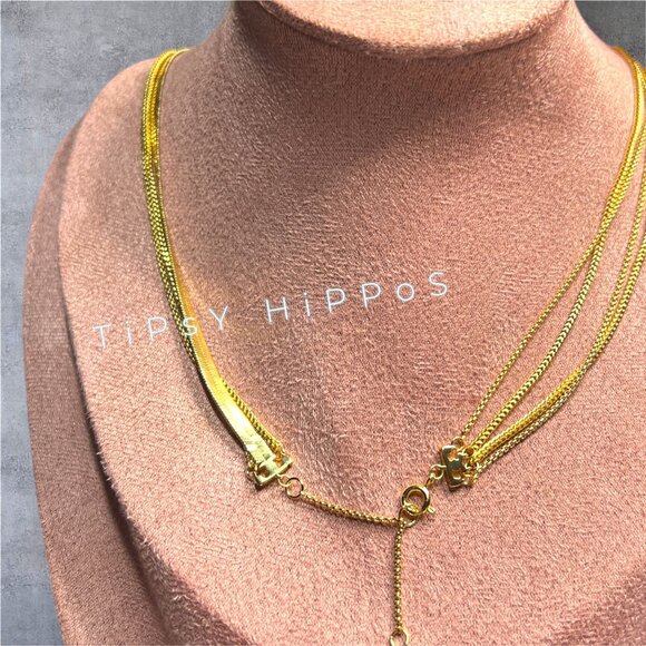 SOLD OUT!!  AUTHENTIC GOLD KIRA PEARL LAYERED NECKLACE!!! - Picture 8 of 8